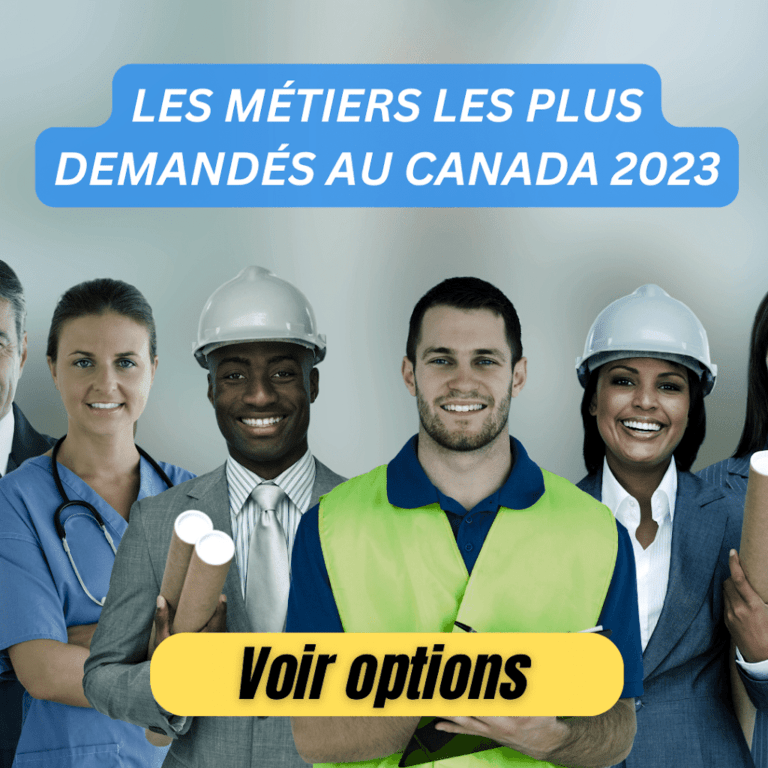 les métiers les plus demandés au canada 2023
