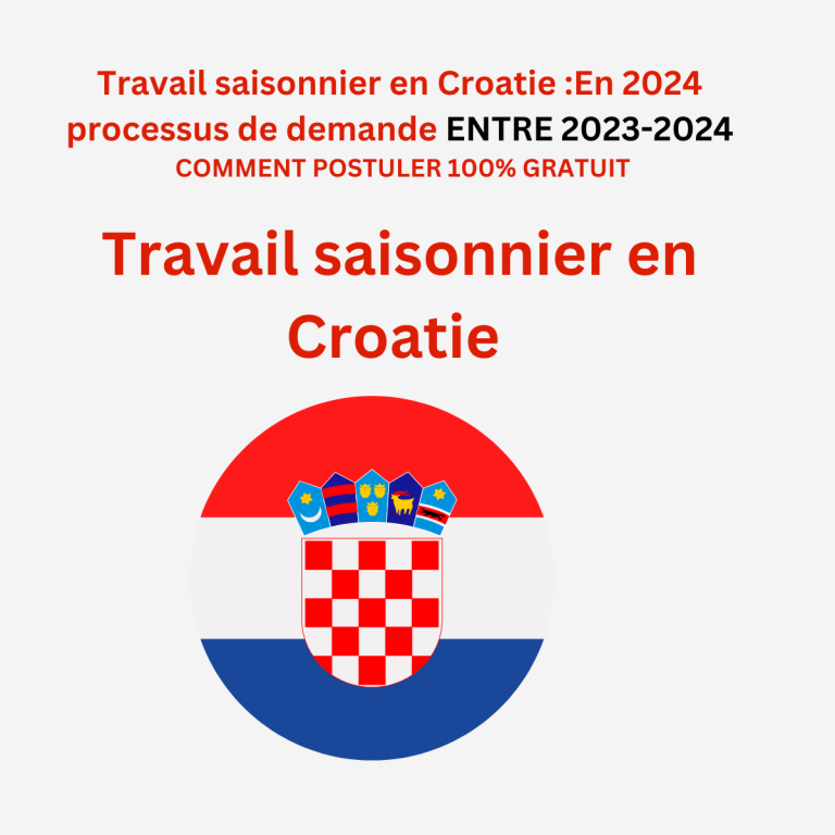 Travail saisonnier en Croatie :En 2024 processus de demande