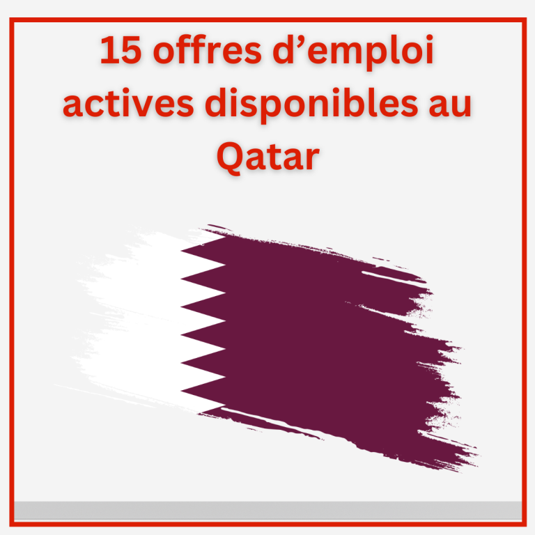 15 offres d’emploi actives disponibles au Qatar