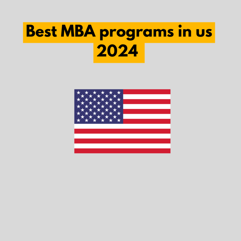 Best MBA programs in us 2024