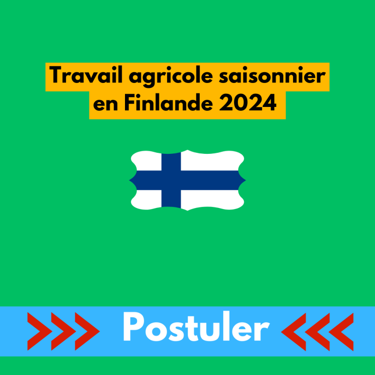 Travail agricole saisonnier en Finlande 2024